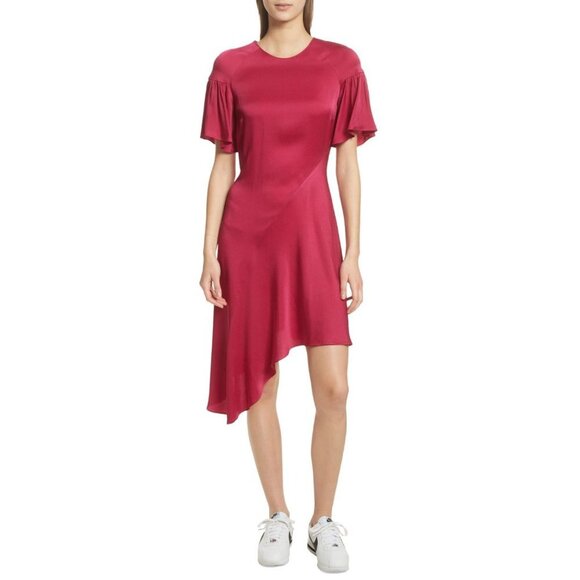NWT A.L.C. Tilly Asymmetrical Mini Dress‎ Size 6 - Picture 1 of 13